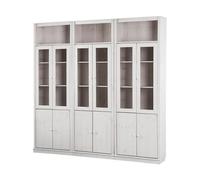 Dorel Anita Wall Unit 8 White Lacquer