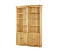 Dorel Anita Wall Unit A In Stained Wax