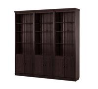 Dorel Anita Wall Unit B Honey Lacquer