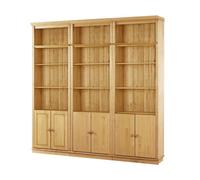 Dorel Anita Wall Unit B In Stained Wax