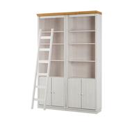 Dorel Anita Wall Unit G In White Honey