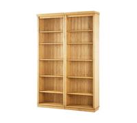 Dorel Anita Wall Unit H In Stained Wax