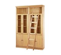 Dorel Anita Wall Unit J In Stained Wax