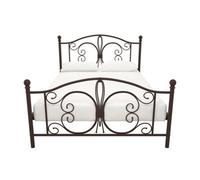 Dorel Bombay Metal Bed Bronze Double, Gold