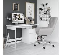 Bridport Desk in White by Alphason