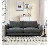 Dorel Bronte Fabric 3 Seater Sofa Bed - Grey