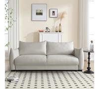 Dorel Bronte Fabric 3 Seater Sofa Bed - Natural