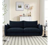 Dorel Bronte Fabric 3 Seater Sofa Bed - Navy Blue