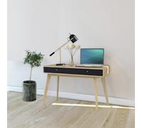 Dorel Cassie 2 Drawer Desk - Black & Oak