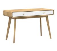 Dorel Home Cassie Desk 2 Drawers OakWhite120x50x79cm - White
