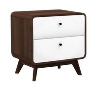Dorel Loft24 Cassie Nightstand Walnutwhite, Multi