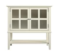 Dorel Franklin 2 Door Storage Cabinet White, White