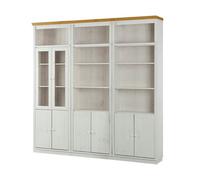 Dorel Home Anita Wall Unit 4 in white honey - White