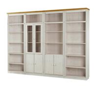 Dorel Home Anita Wall Unit 5 in white honey - White