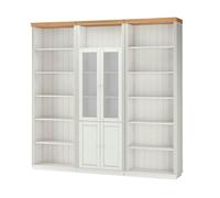 Dorel Home Anita Wall Unit 7 in White Honey - White