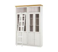 Dorel Home Anita Wall Unit J in white honey - White