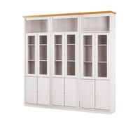 Dorel Home Anita Wall Unit L in white honey - White