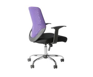 Dorel Home Atalanta mesh office chair in purple / black