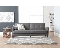 Dorel Home Boston 3-Seater Sofa Bed In Fabric Grey
