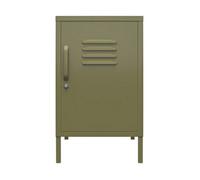 Dorel Home Bradford Metal Locker End Table Olive Green