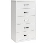 Dorel Home BrEZ Build Pearce 5 Drawer Dresser White Oak
