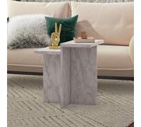 Dorel Home Brielle Accent Table White Faux Marble