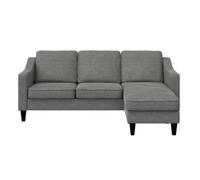 Dorel Home Brighton Sectional 3-Seater Sofa Grey