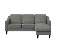 Dorel Home Brighton Sectional 3-Seater Sofa Grey - Grey