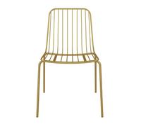 DOREL HOME Caden Chair 445 mm Gold C025013UK 559.00 (W) x 520.00 (D) x 800.00 (H) mm