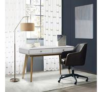 Dorel Home Cassie 2 Drawer Desk In White 500X790X1200 mm