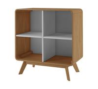Dorel Home Cassie Bookcase With 4 Units In Oak White