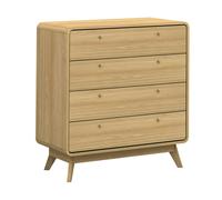 Dorel Home Cassie Chest with 4DR in Oak Oak - Brown
