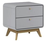 Dorel Loft24 Cassie Nightstand Grey, Grey