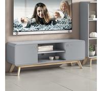 Dorel Cassie Tv-Stand With 2 Doors In Grey