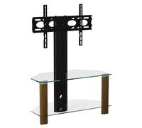 Dorel Home Century cantilever TV-Stand in walnut - Brown