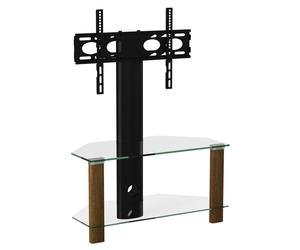 Dorel Home Century cantilever TV-Stand in walnut - Brown