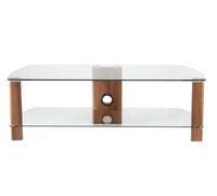 Dorel Home Century TV-Stand Walnut/Glass - 1200mm - Brown