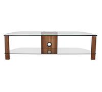 Dorel Home Century TV-Stand Walnut/Glass - 1500mm - Brown