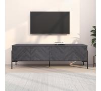 Dorel Home Charlene Lowboard With 4 Doors In Grey Fish Oakgrey Oak