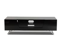 Dorel Home Chromium TV-Stand with 1 Flap Black CRO2-1200CB-BLK - Black