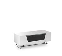 Dorel Home Chromium TV-Stand with 1 Flap White CRO2-1000CB-WHT - White