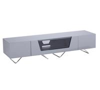 Dorel Home Chromium TV-Stand with 2 drawers and 1 flap in grey - Grey