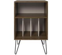 DOREL HOME Concord 1324322COMUK Turntable Stand - Oak Brown, Brown