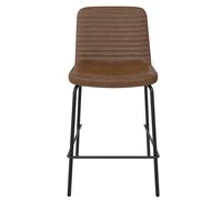 Dorel Corey Counter Stool Camel Faux Leather, Brown