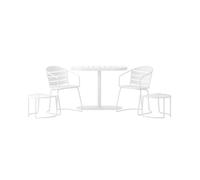 Dorel Home Cosco Metro retro bistro set in white - 5 pieces