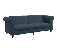 Dorel Home Felix 3 Seaters Sofabed In Corduroy Blue