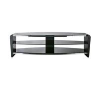 Dorel Home Francium TV-Stand with 3 Shelves Black - Black