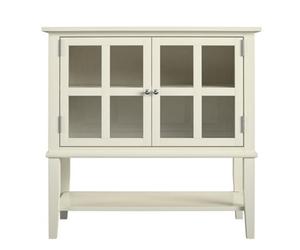 Dorel Home Franklin 2 Door Storage Cabinet White