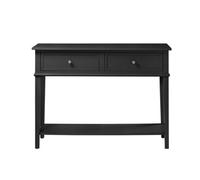 Dorel Home Franklin 2 Drawer Console Table In Black