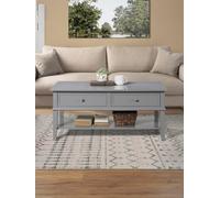 Dorel Home Franklin 2 Drawer Coffee Table In Grey